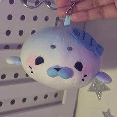 white seal keychain