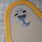 harp seal mousepad
